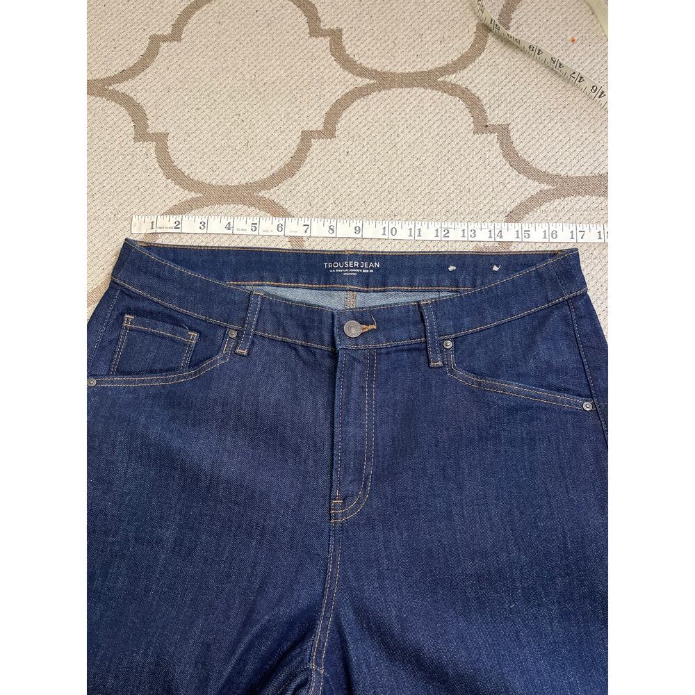 Chico’s Trouser Jean Wide Leg Dark Wash Jeans, size US 12/ Chicos size 2 - Picture 7 of 13